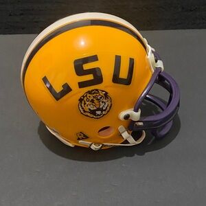 LSU Yellow and Purple Mini Helmet